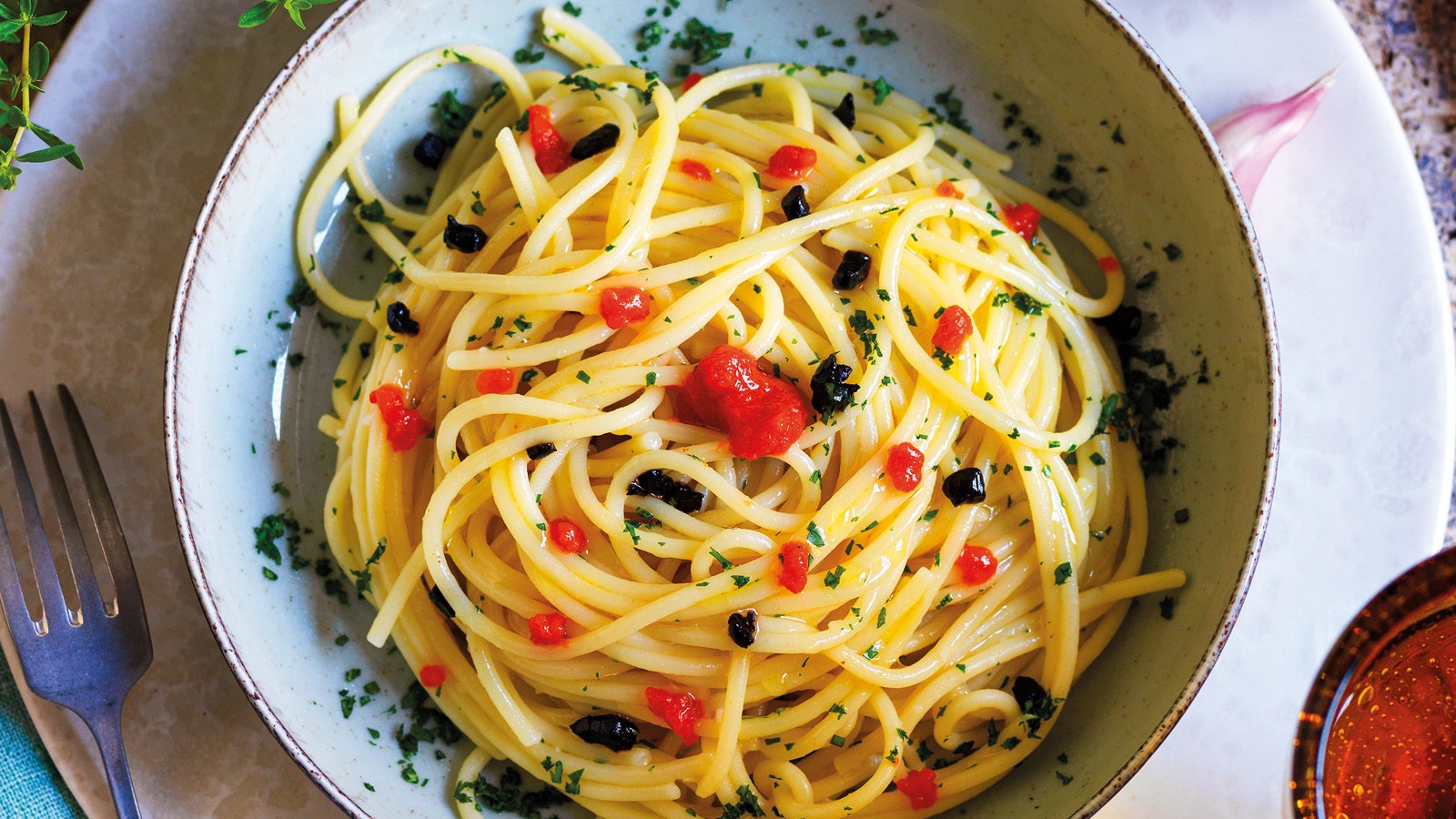 Pokaż talerz - Wizualny foodporn i rozmowy przy jedzeniu !-spaghetti-triplo-aglio-olio-peperoncino.jpg