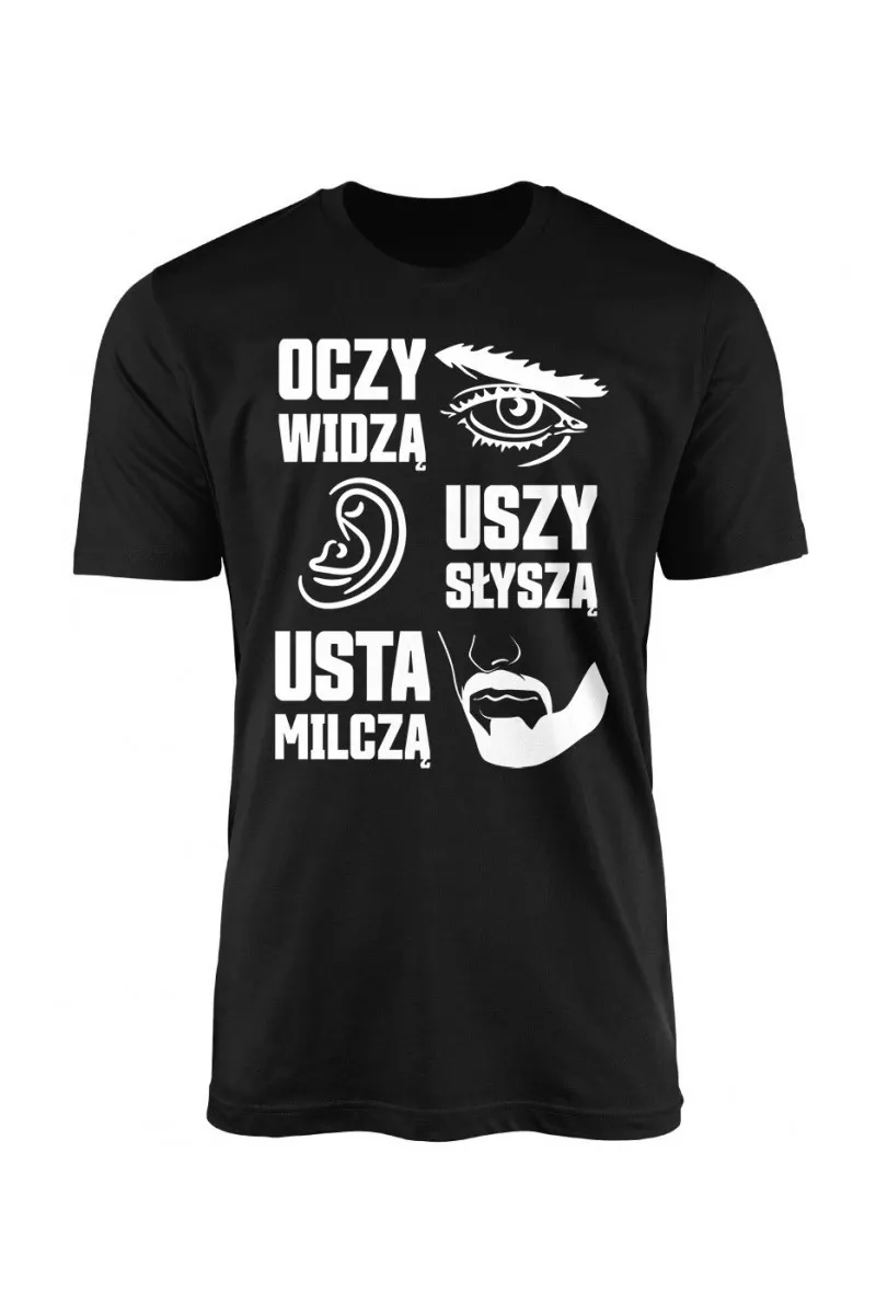 Wybory Prezydenckie Anno Domini 2025-koszulka-meska-oczy-widza-uszy-slysza-usta-milcza.webp