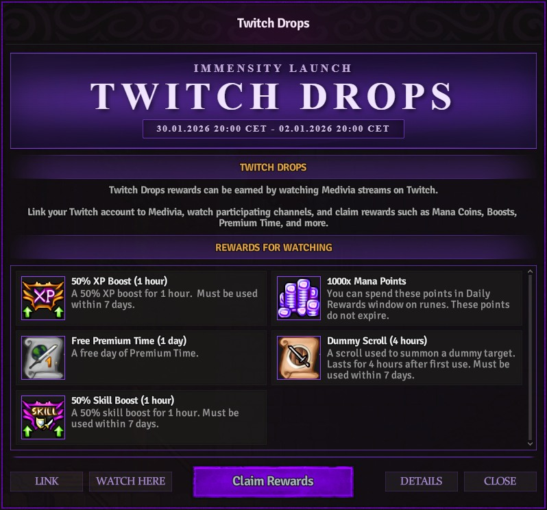 [CUSTOM] Prosperity - Medivia Online | HOTKEYS | HIGHRATE | 17 październik 2025 20:00 CEST-fixed.png
