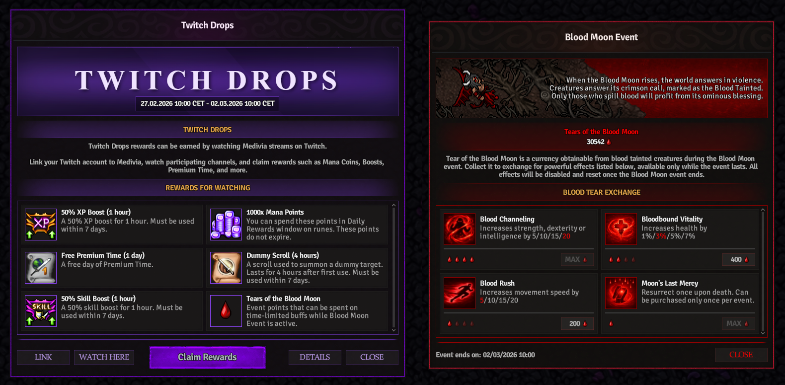[CUSTOM] Prosperity - Medivia Online | HOTKEYS | HIGHRATE | 17 październik 2025 20:00 CEST-events.png