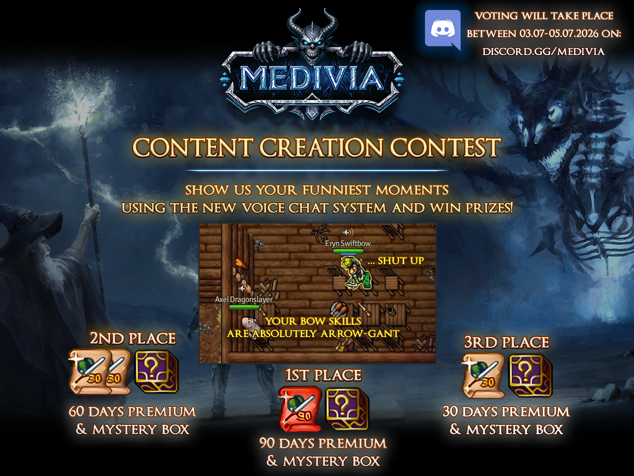 [CUSTOM] Prosperity - Medivia Online | HOTKEYS | HIGHRATE | 17 październik 2025 20:00 CEST-contestvoice.png